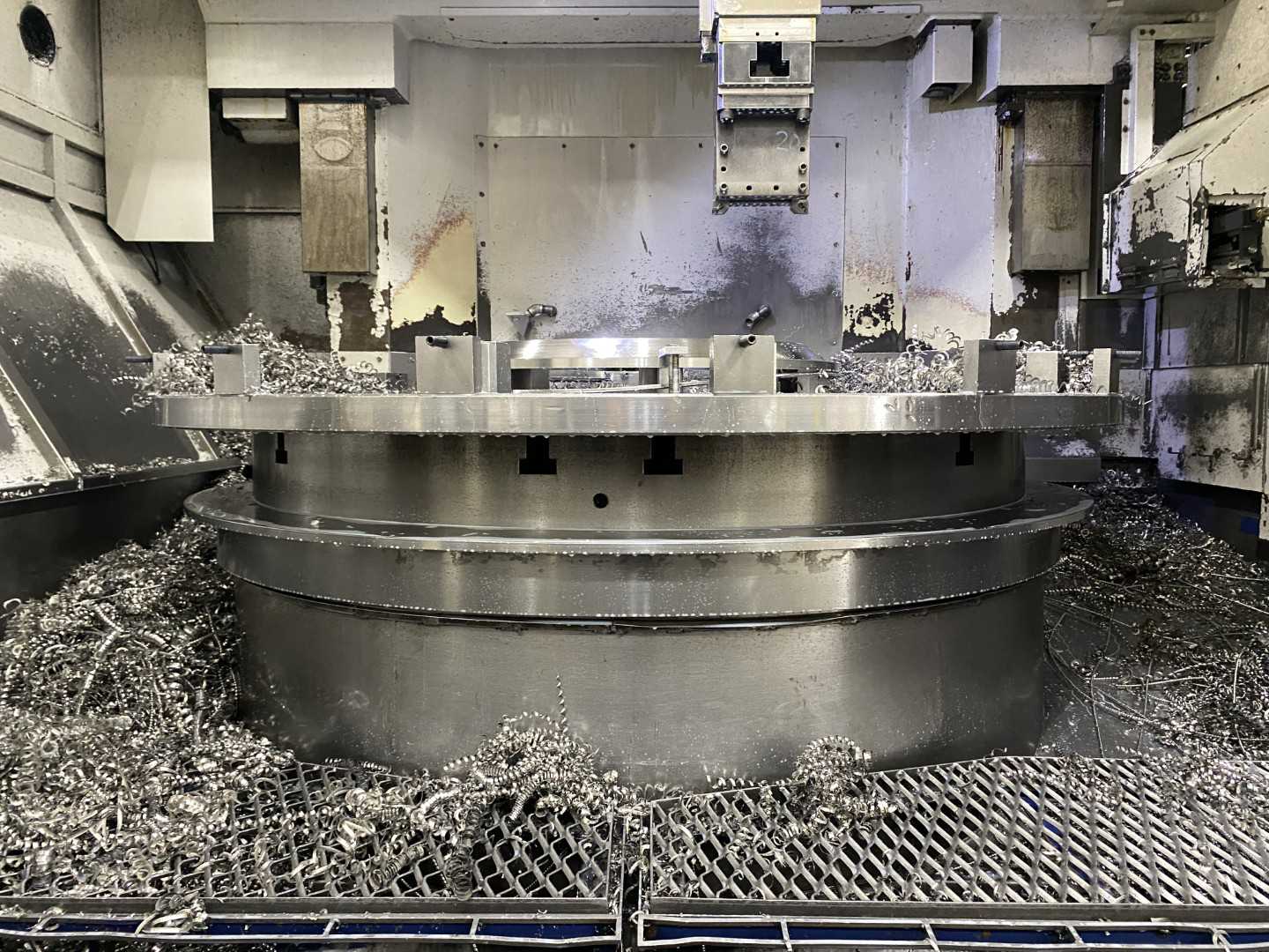 Honor Seiki VL-160C 2012 CNC VTL Vertical Turning Center, Fanuc 0i-TD, 78.7" Swing, 63" Table, 12-ATC, 60 HP, 33,565 Hours