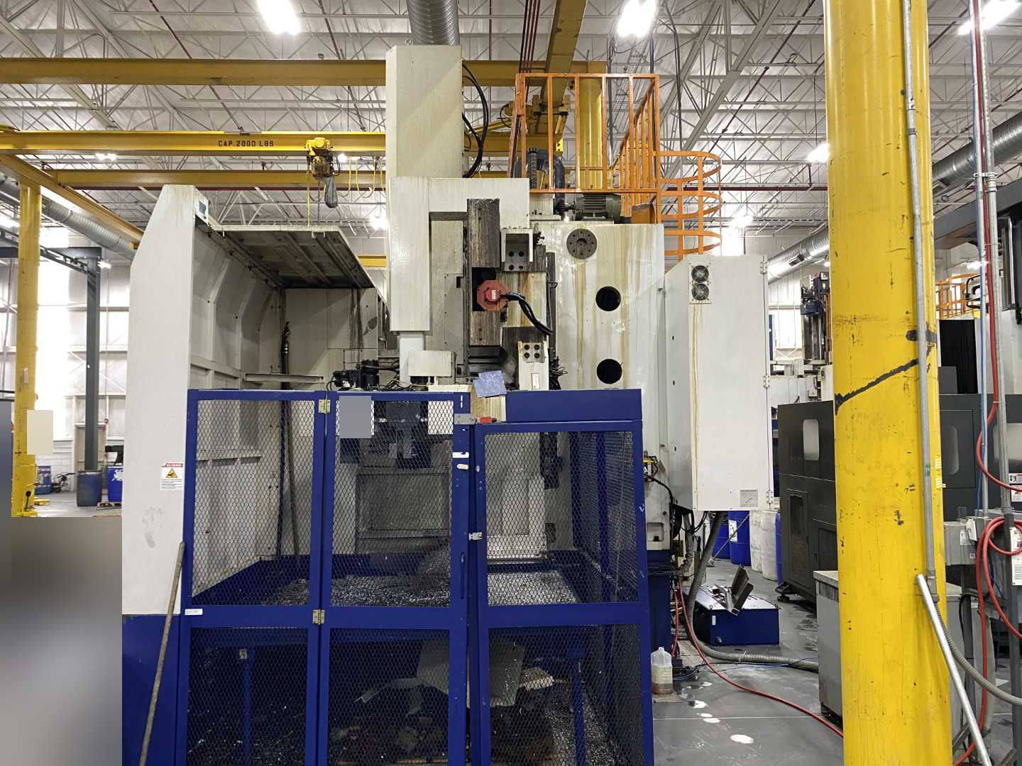 Honor Seiki VL-160C 2012 CNC VTL Vertical Turning Center, Fanuc 0i-TD, 78.7" Swing, 63" Table, 12-ATC, 60 HP, 22,950 Hours