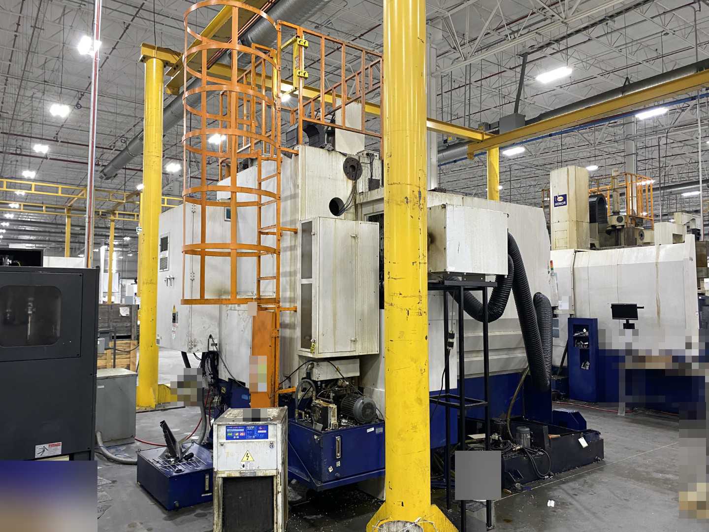 Honor Seiki VL-160C 2012 CNC VTL Vertical Turning Center, Fanuc 0i-TD, 78.7" Swing, 63" Table, 12-ATC, 60 HP, 22,950 Hours