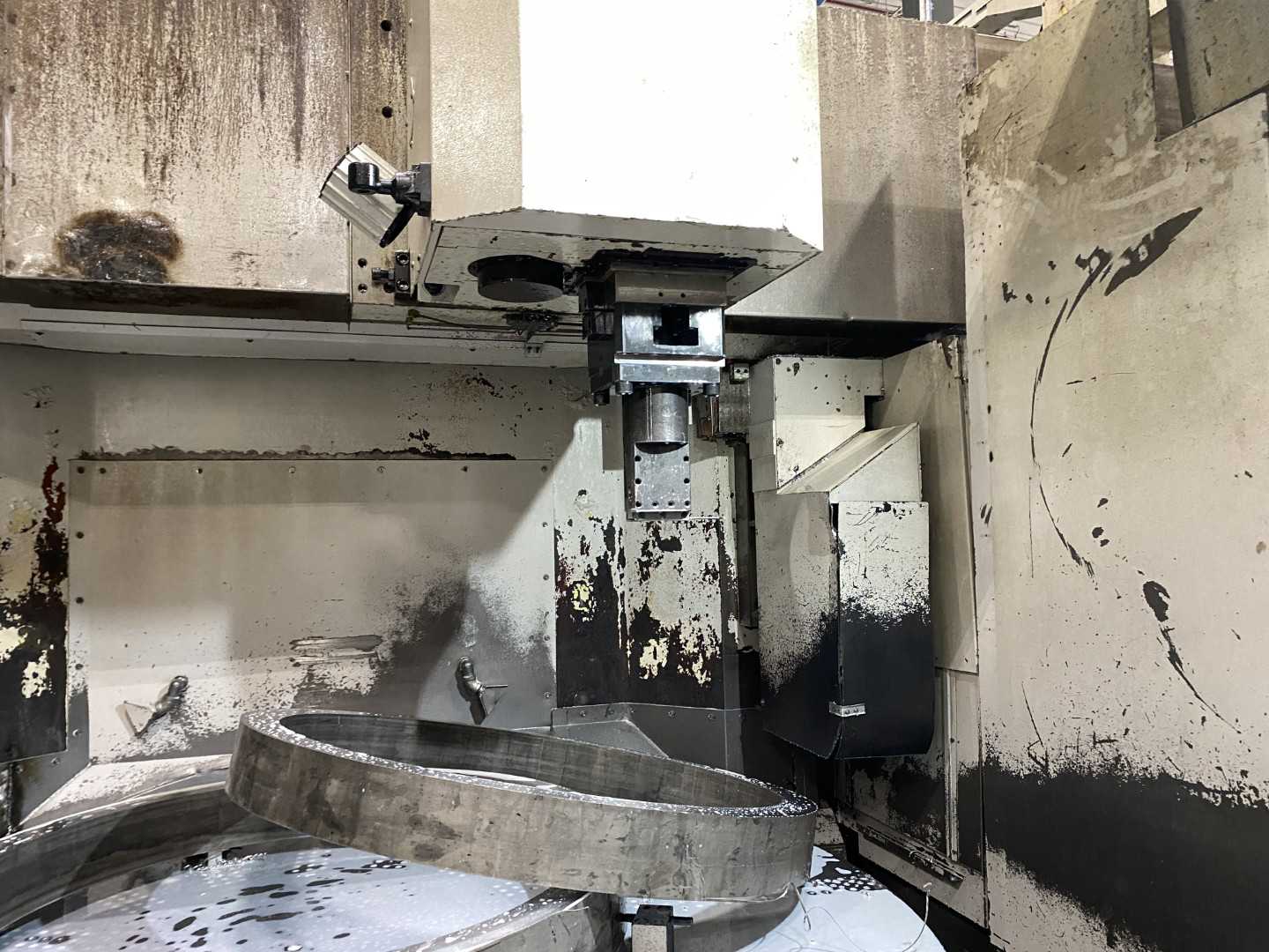 Honor Seiki VL-160C 2012 CNC VTL Vertical Turning Center, Fanuc 0i-TD, 78.7" Swing, 63" Table, 12-ATC, 60 HP, 17,491 Hours