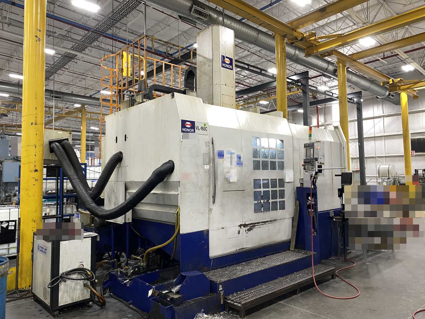Honor Seiki VL-160C 2012 CNC VTL Vertical Turning Center, Fanuc 0i-TD, 78.7" Swing, 63" Table, 12-ATC, 60 HP, 17,491 Hours