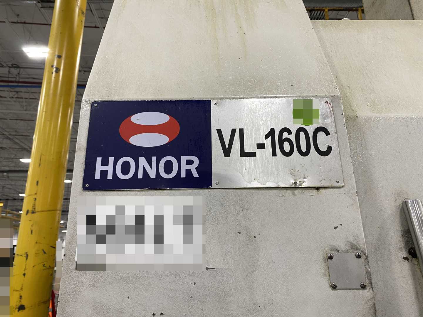 Honor Seiki VL-160C 2012 CNC VTL Vertical Turning Center, Fanuc 0i-TD, 78.7" Swing, 63" Table, 12-ATC, 60 HP, 17,491 Hours