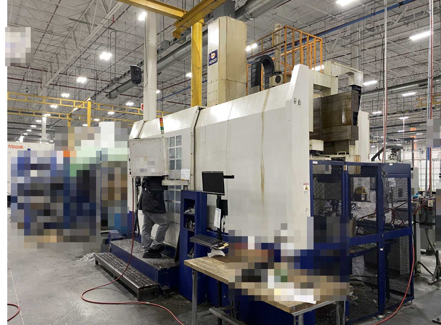 Honor Seiki VL-160C 2012 CNC VTL Vertical Turning Center, Fanuc 0i-TD, 78.7" Swing, 63" Table, 12-ATC, 60 HP, 17,491 Hours