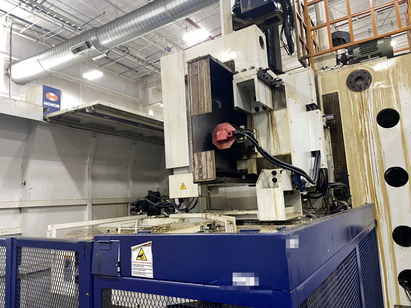 Honor Seiki VL-160CM 2015 CNC VTL Vertical Turning Center, Fanuc 0i-TF, C-Axis, Live Tooling, 78.7" Swing, 63" Table, 16-ATC, 19,759 Hours