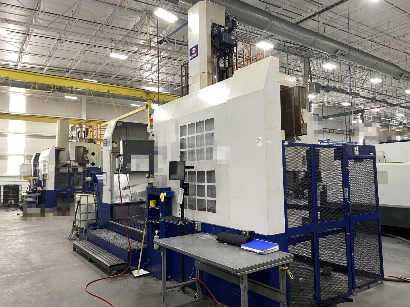 Honor Seiki VL-160CM 2015 CNC VTL Vertical Turning Center, Fanuc 0i-TF, C-Axis, Live Tooling, 78.7" Swing, 63" Table, 16-ATC, 19,759 Hours