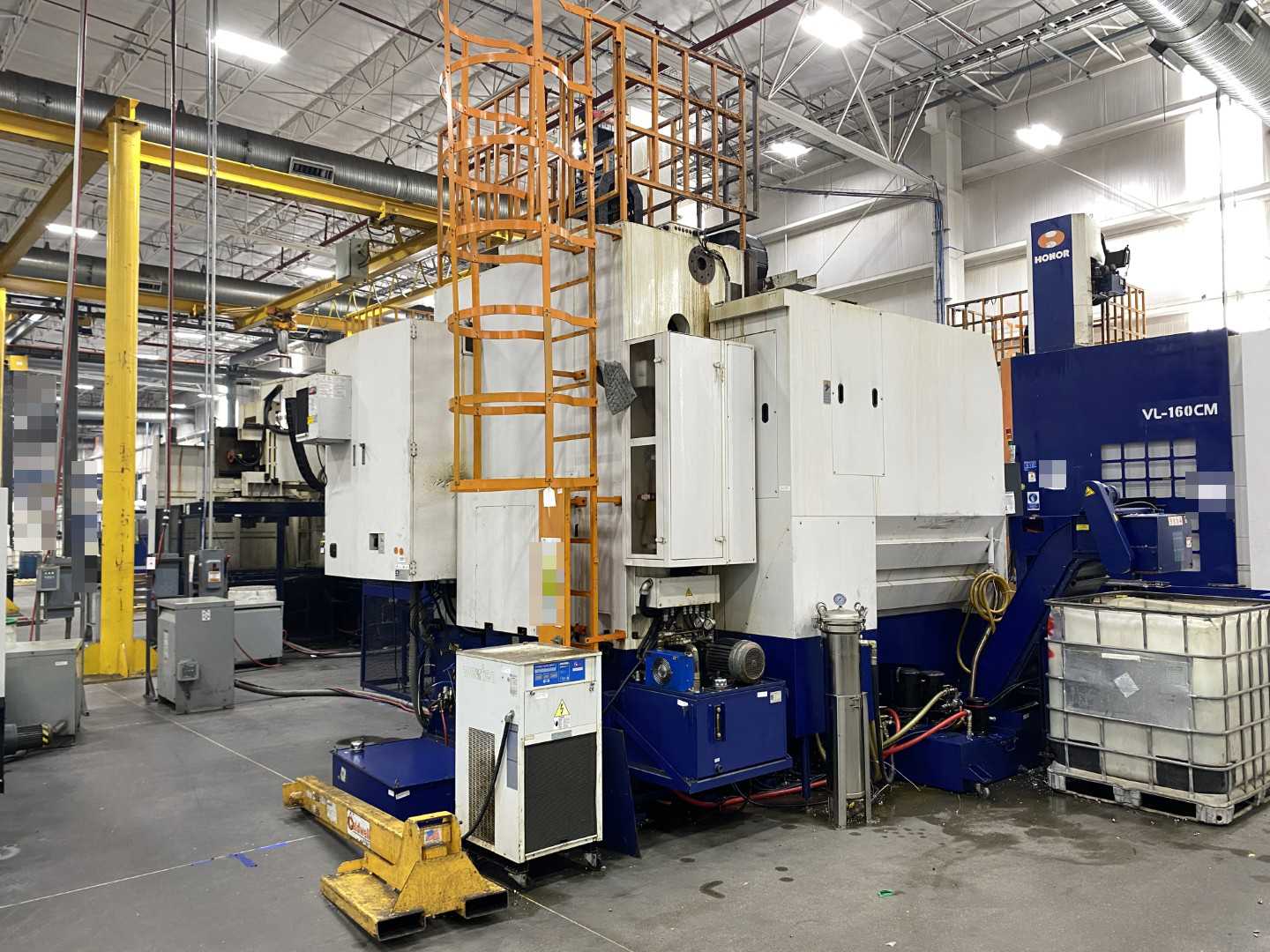 Honor Seiki VL-160CM 2015 CNC VTL Vertical Turning Center, Fanuc 0i-TF, C-Axis, Live Tooling, 78.7" Swing, 63" Table, 16-ATC, 19,759 Hours