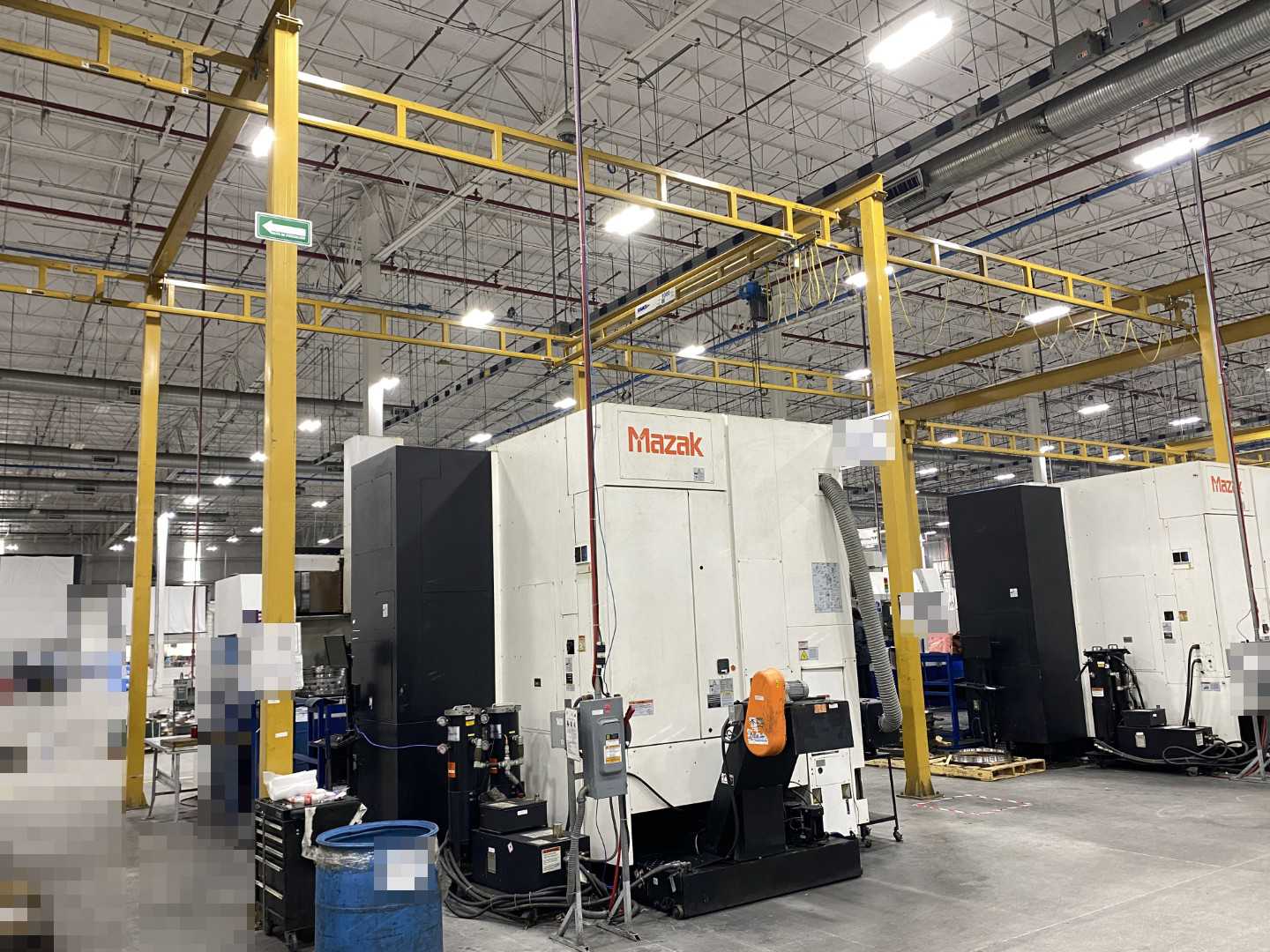 Spanco Freestanding Workstation Bridge 1000 Lbs. Max Capacity 20' x 36' x 17' TS w/ Vicinay ABK501-504D 1/2Ton Hoist. 460V, 3-Phase, 3/4 HP