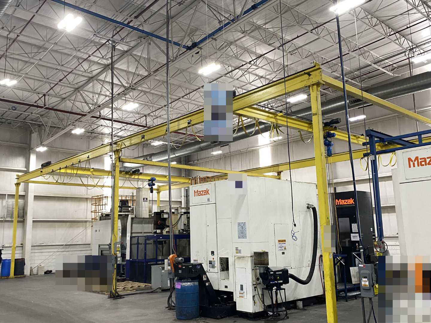 Spanco Freestanding Workstation Bridge 2000 Lbs. Max Capacity 26' x 54' x 18' TS w/ ACI NECHH-02013-00 1Ton Hoist. 460V, 3-Phase, 1-1/4 HP