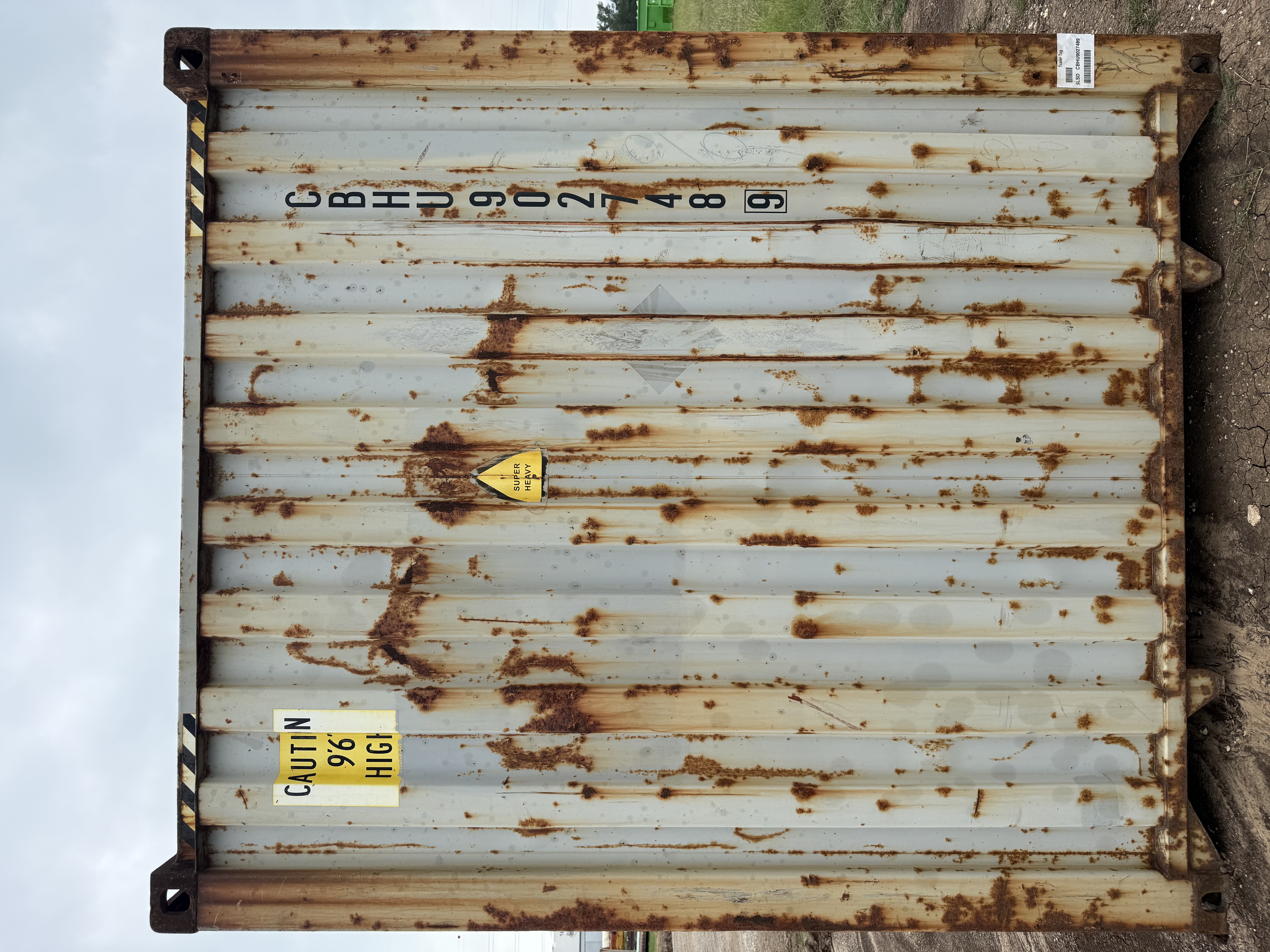 2011 40' Container USED WIND AND WATER TIGHT, HIGH CUBE 9'6" TALL 2 DOOR STD handles - 902748