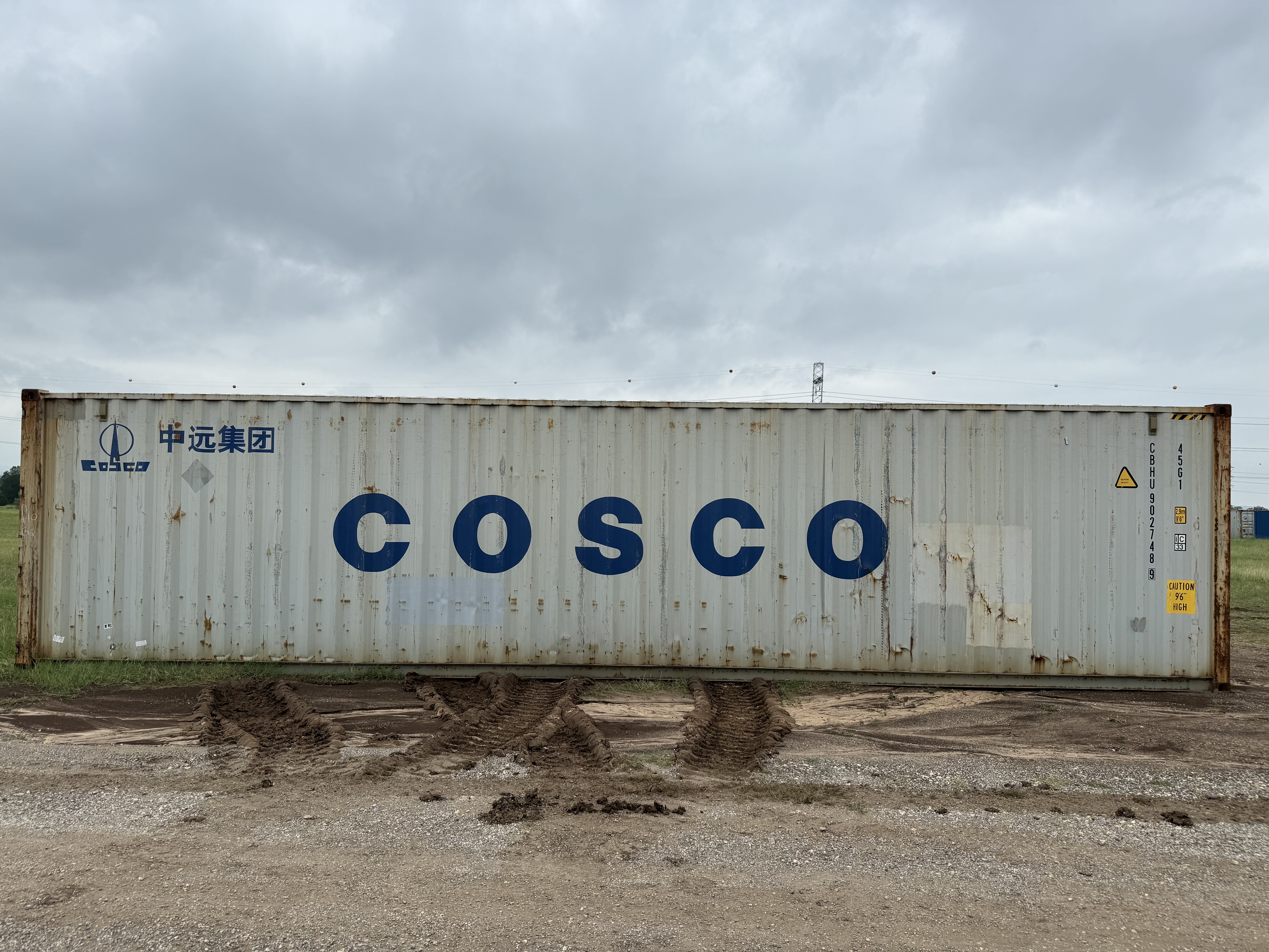 2011 40' Container USED WIND AND WATER TIGHT, HIGH CUBE 9'6" TALL 2 DOOR STD handles - 902748