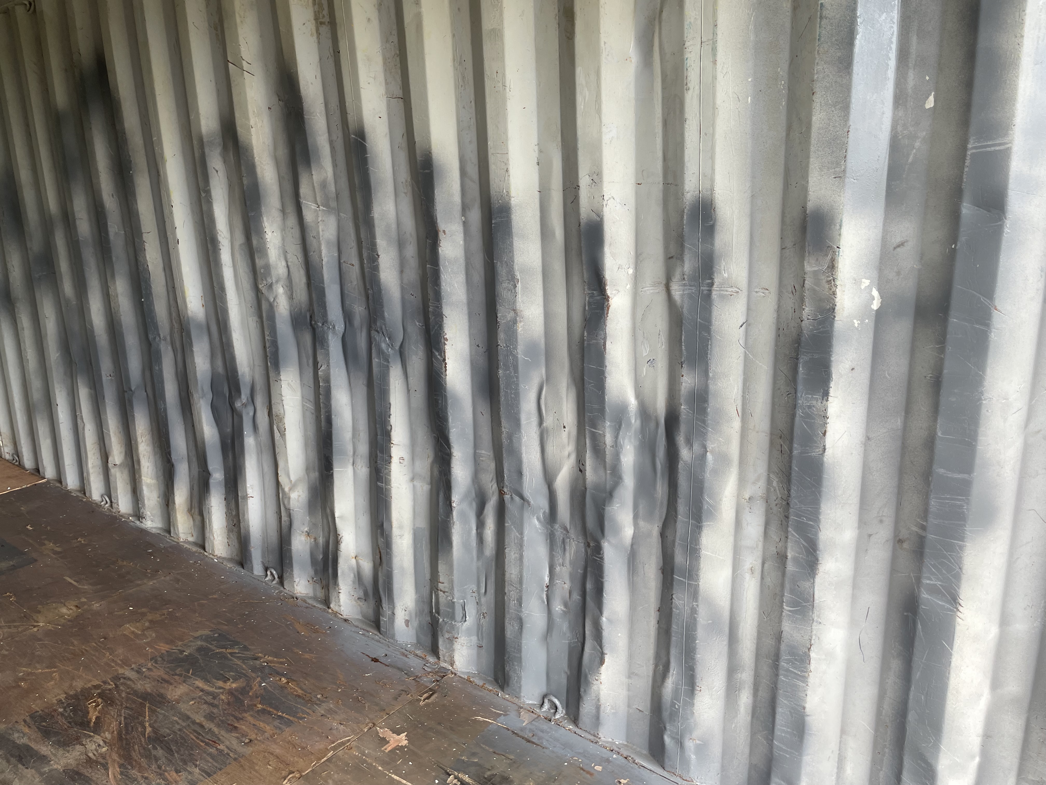 2008 20' Container USED WIND & WEATHER TIGHT GRADE B, STANDARD 8'6" TALL 2 DOOR pockets std handles - 350016