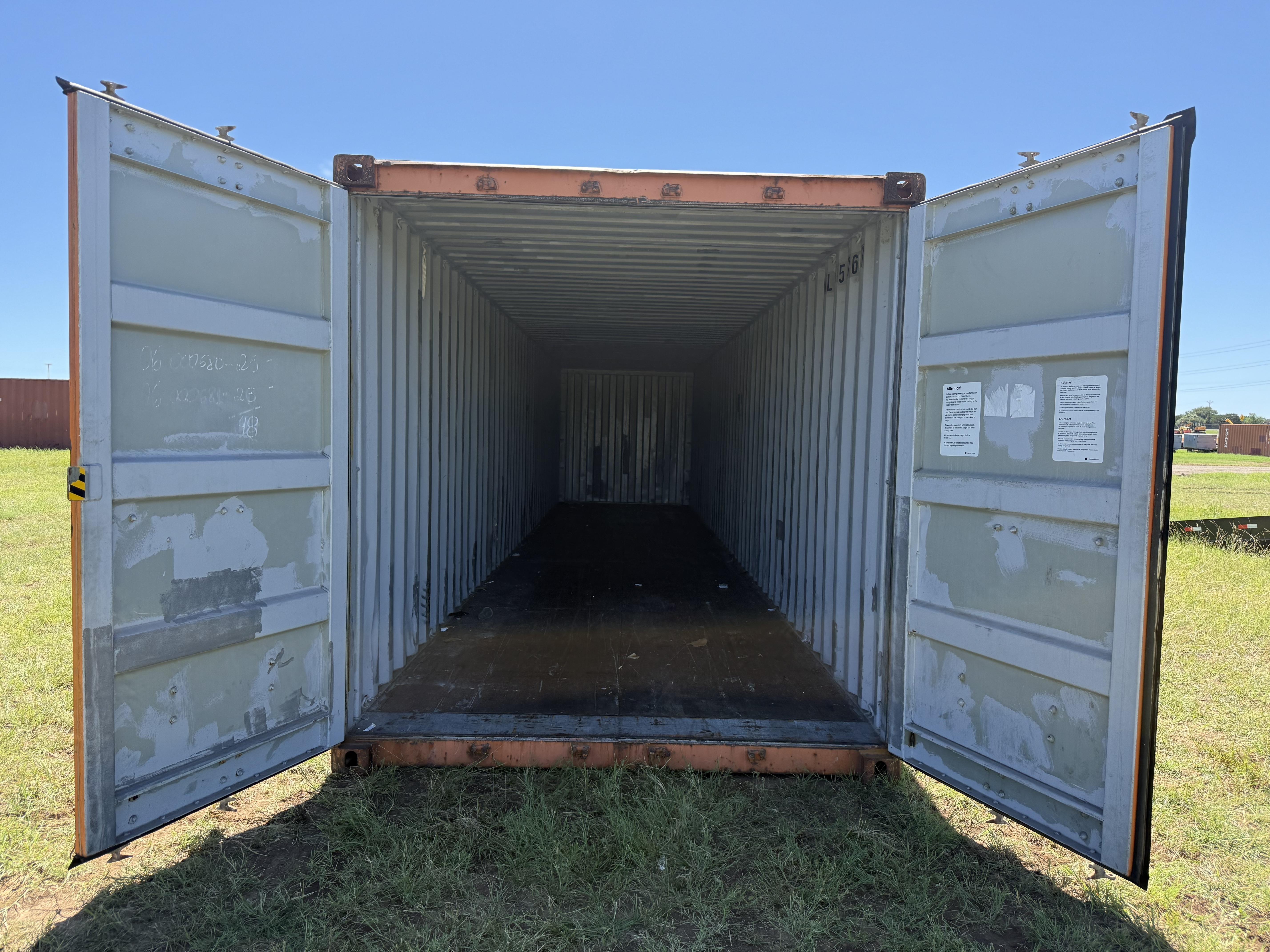 2008 40ft STD 8'6" Shipping Container 2 Door End STD handle - 531761