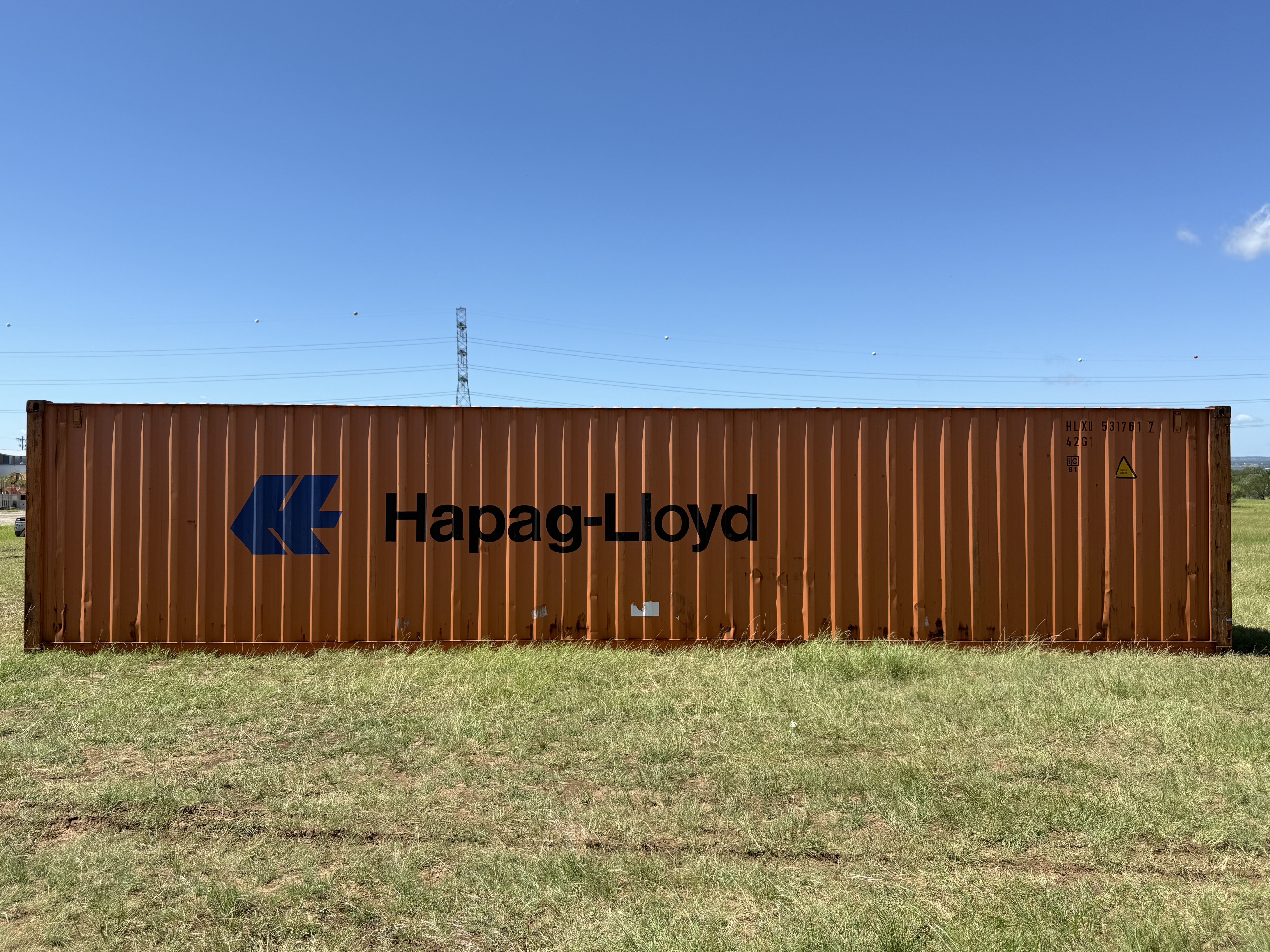 2008 40ft STD 8'6" Shipping Container 2 Door End STD handle - 531761