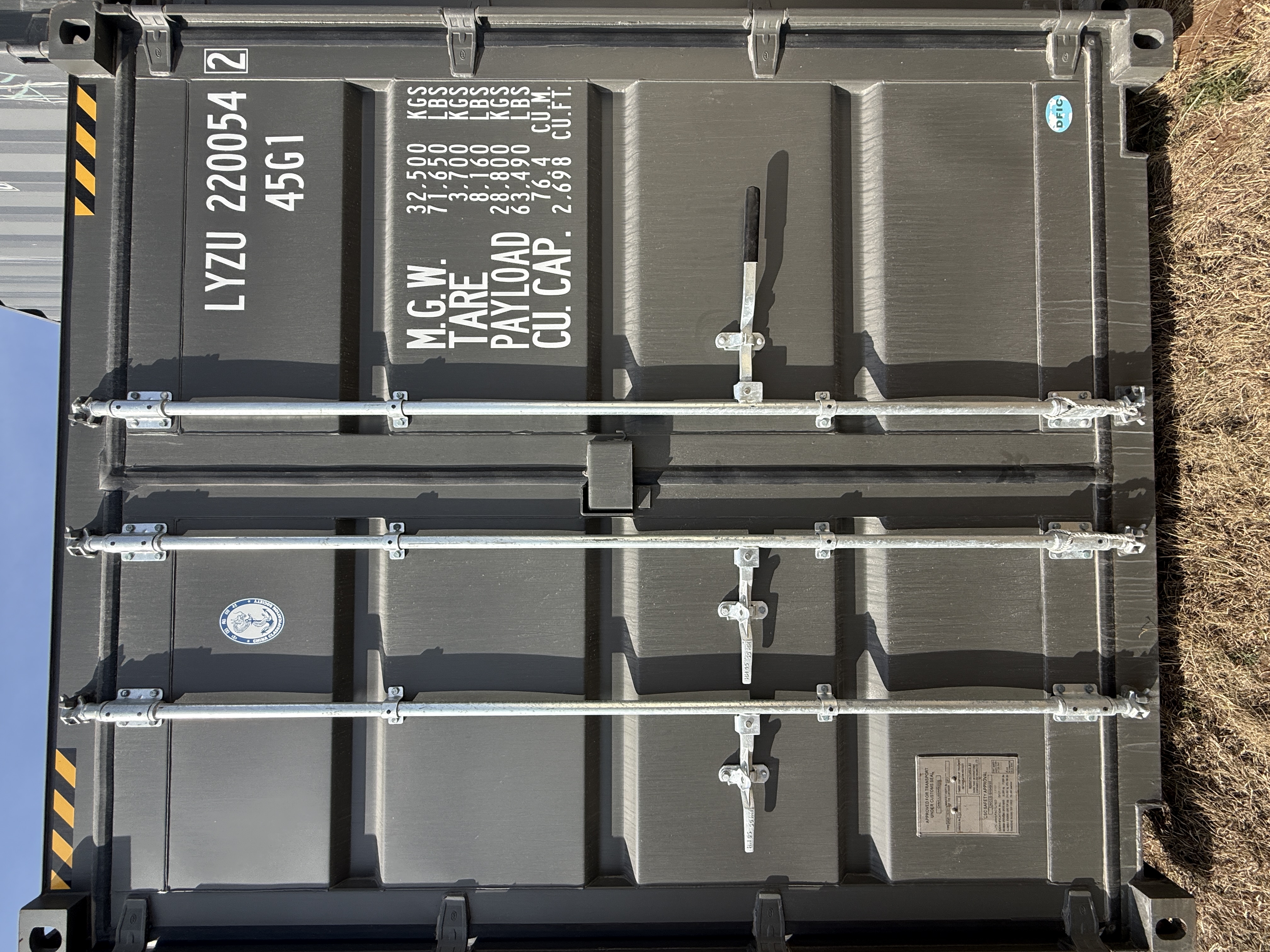 1 Trip 40ft High Cube Container - RAL7022 - 220054