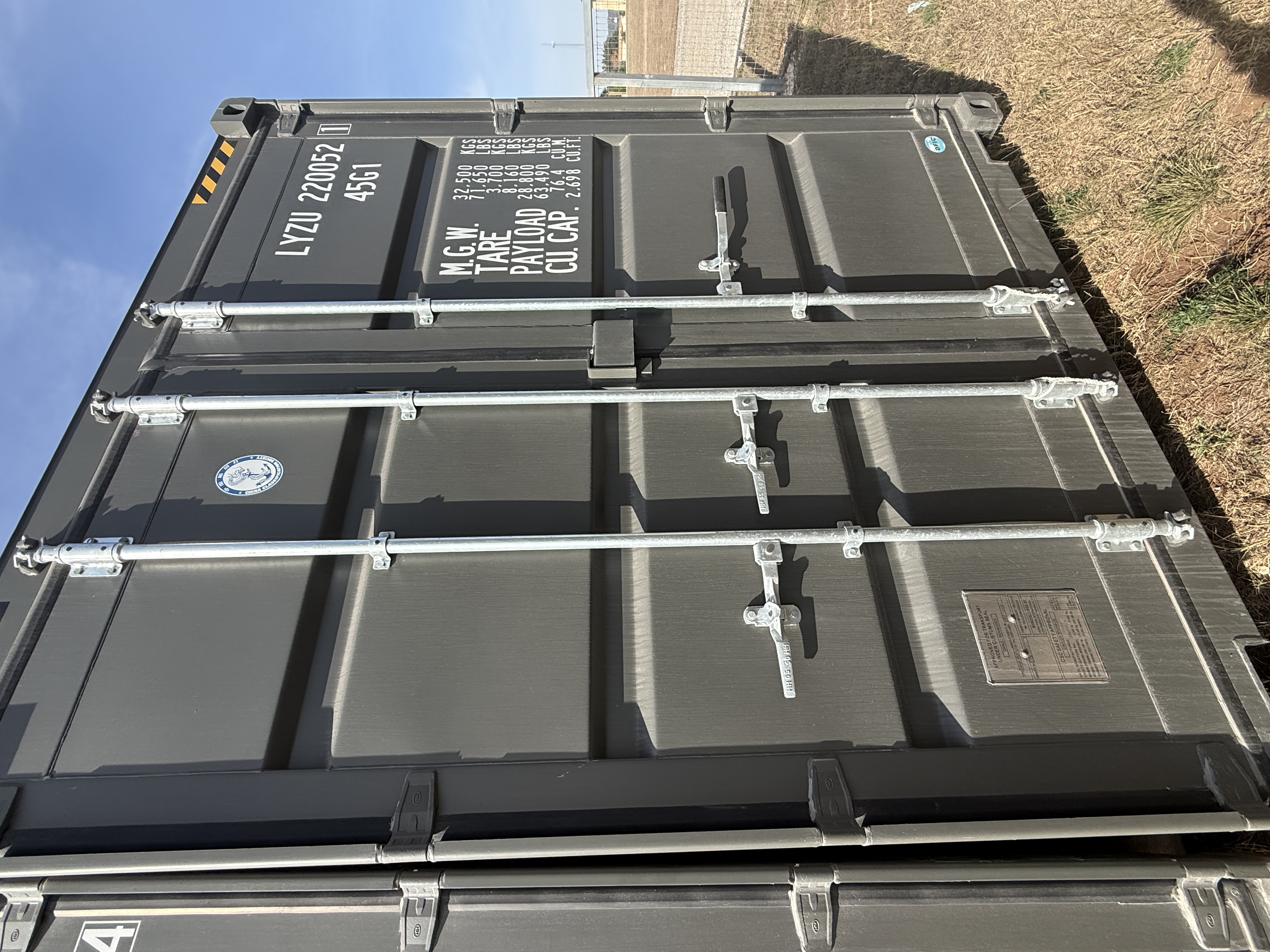 1 Trip 40ft High Cube Container - RAL7022 - 220052