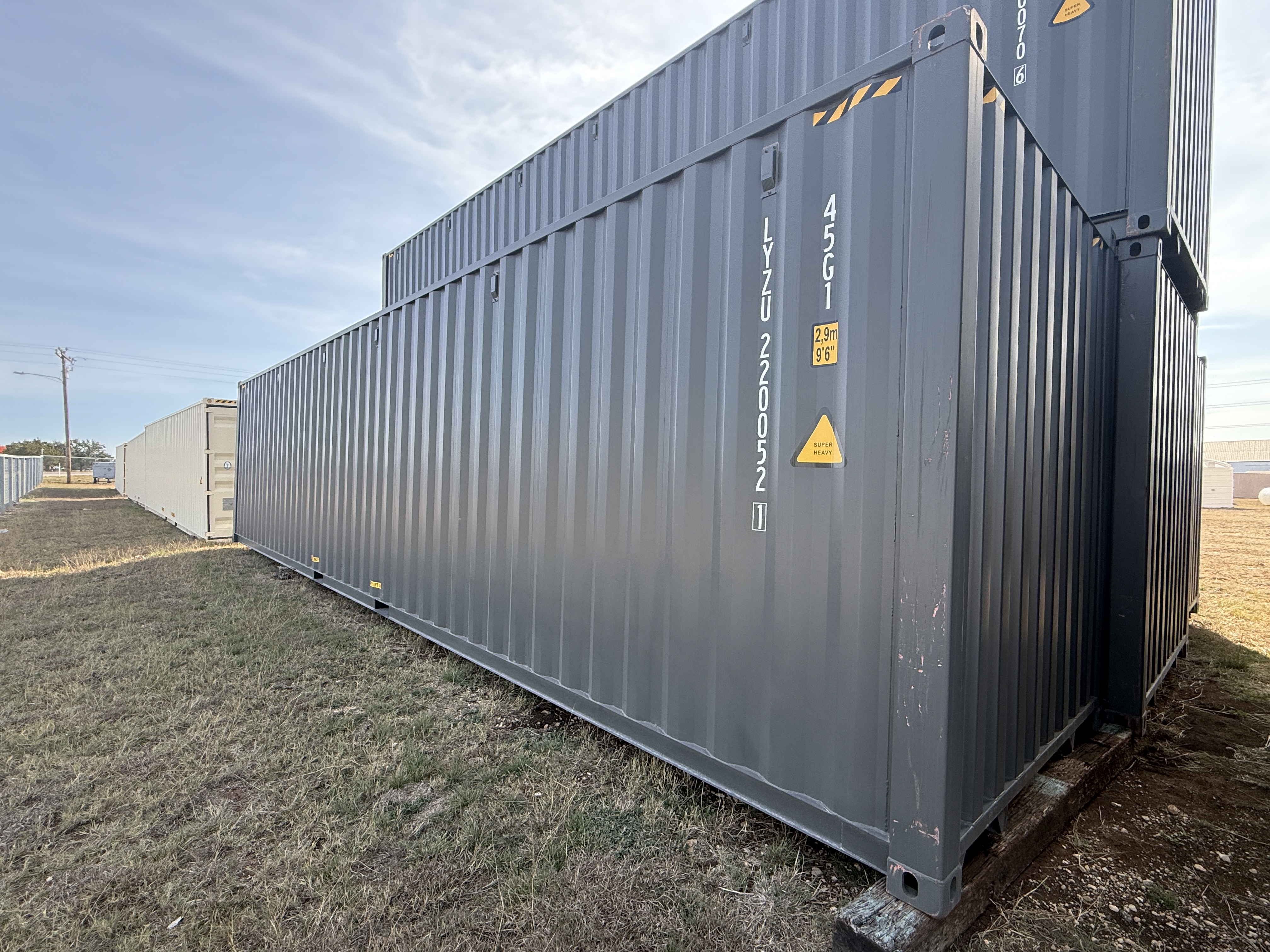 1 Trip 40ft High Cube Container - RAL7022 - 220052