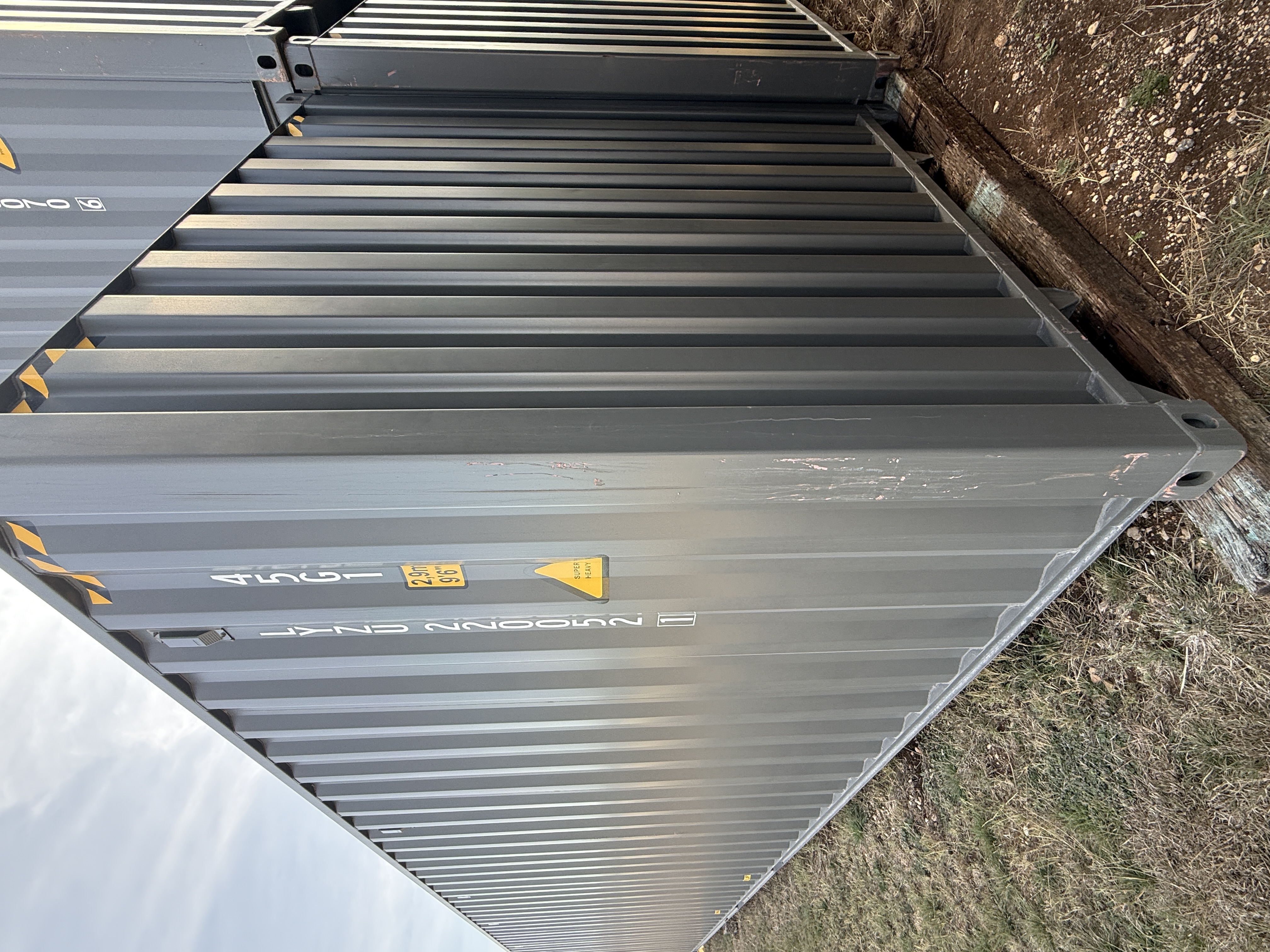 1 Trip 40ft High Cube Container - RAL7022 - 220052