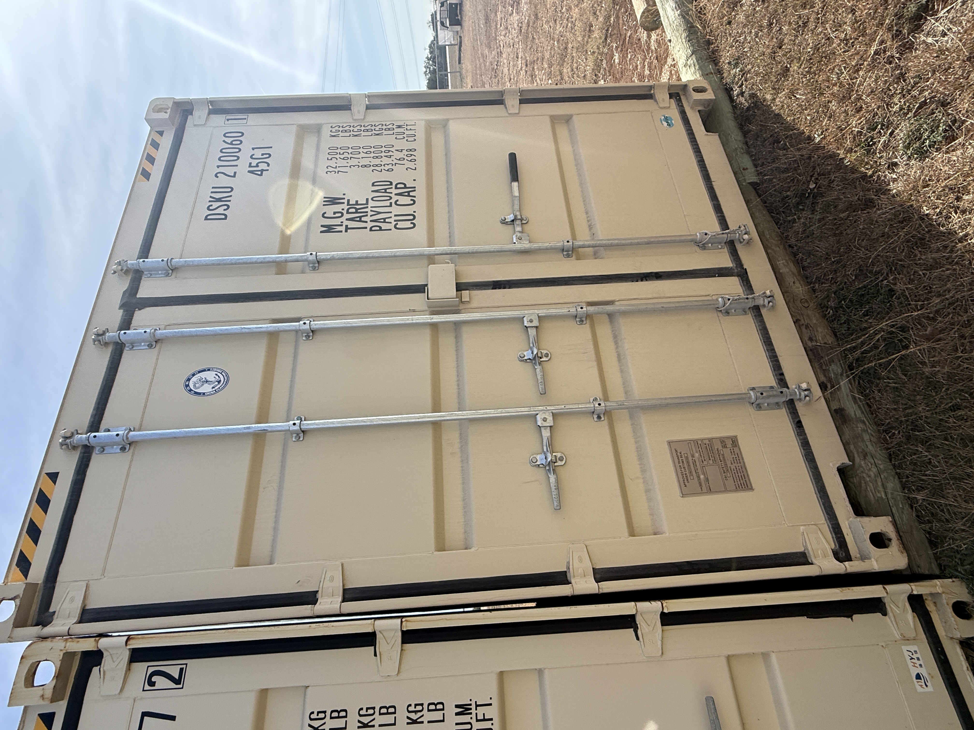 1 Trip 40ft High Cube Container - Tan - 210060