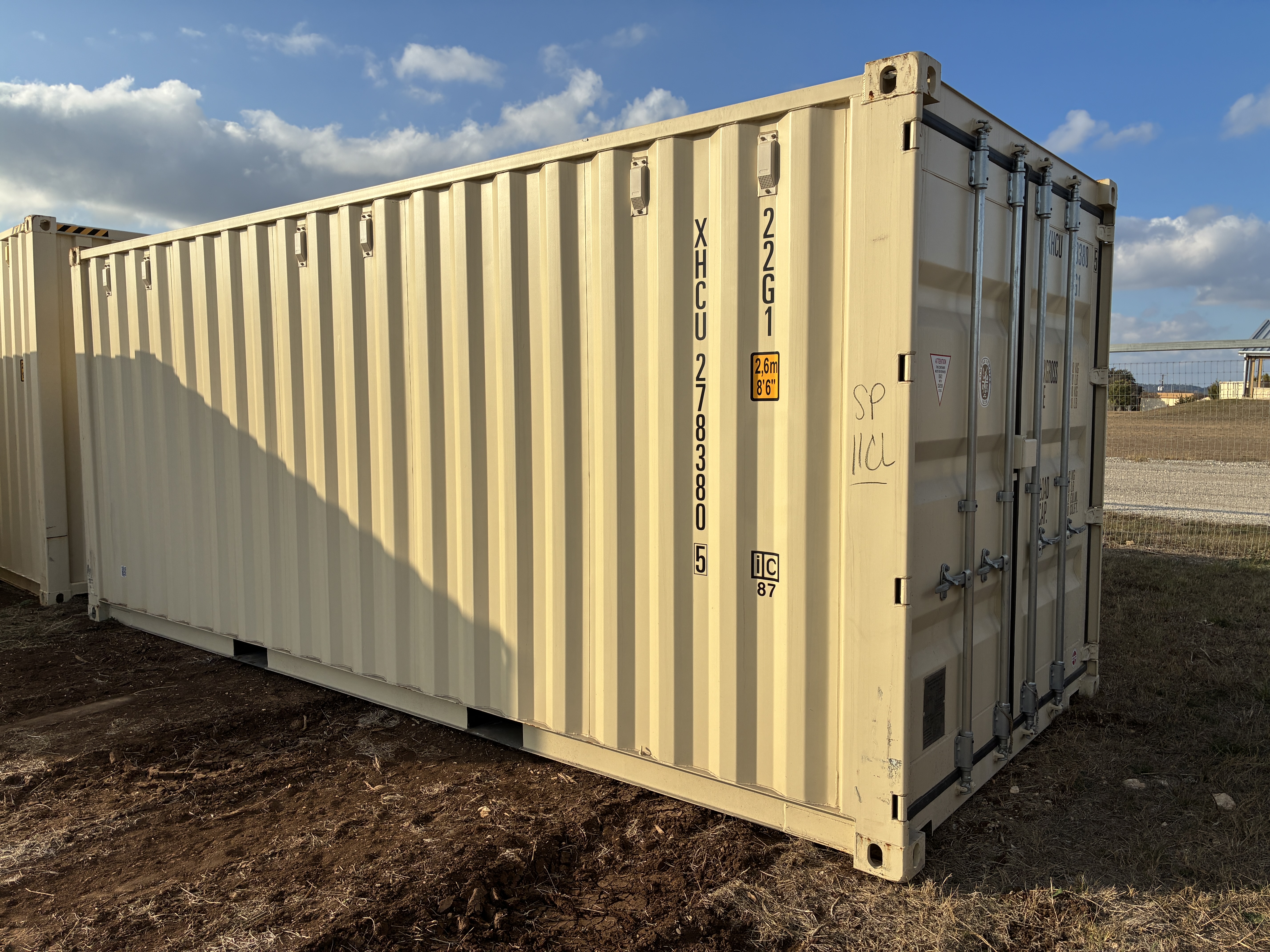 2025 - 1 trip 20ft Container RAL1015 - 278380