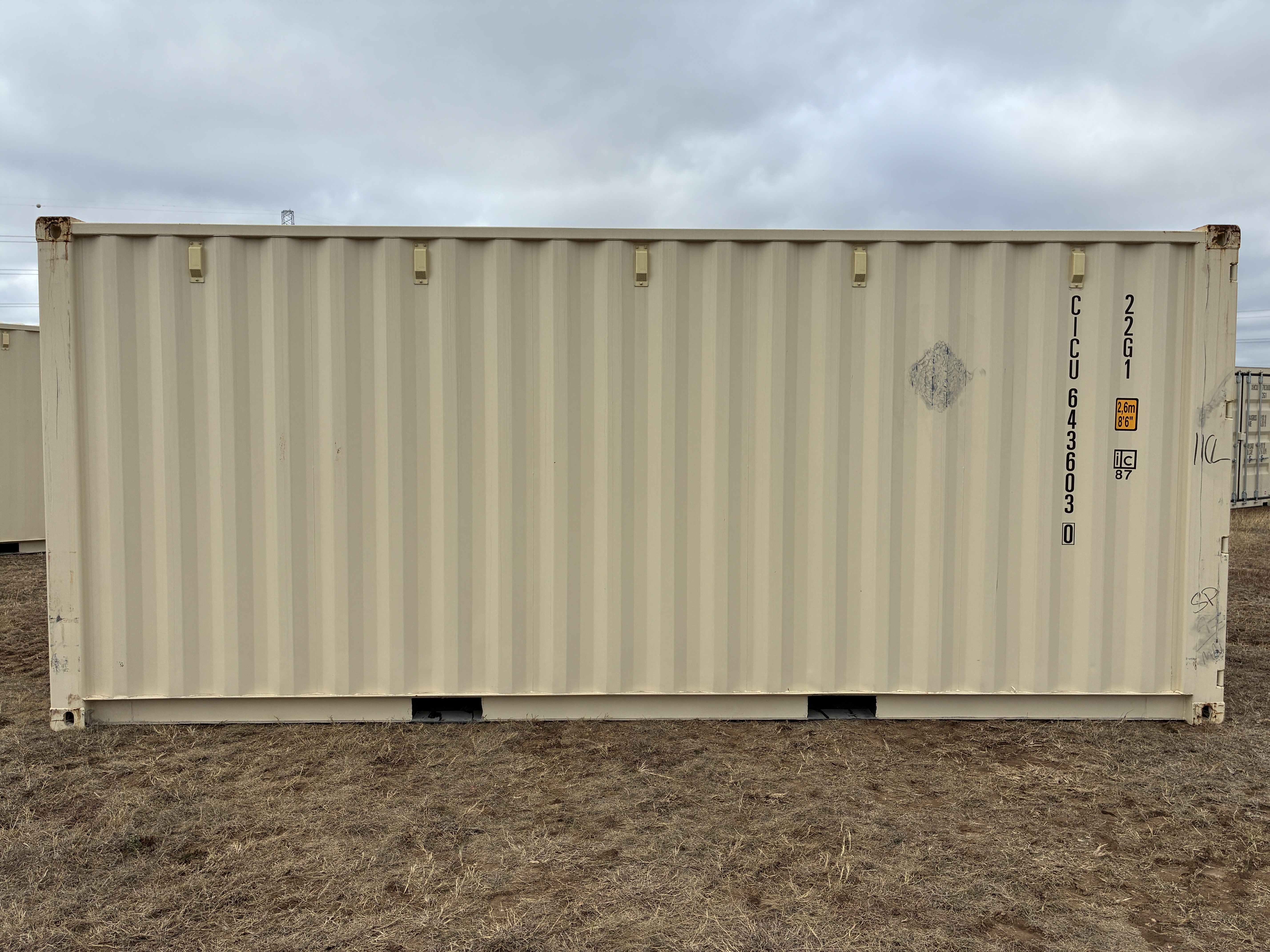 2025 - 1 trip 20ft Container TAN - 643603