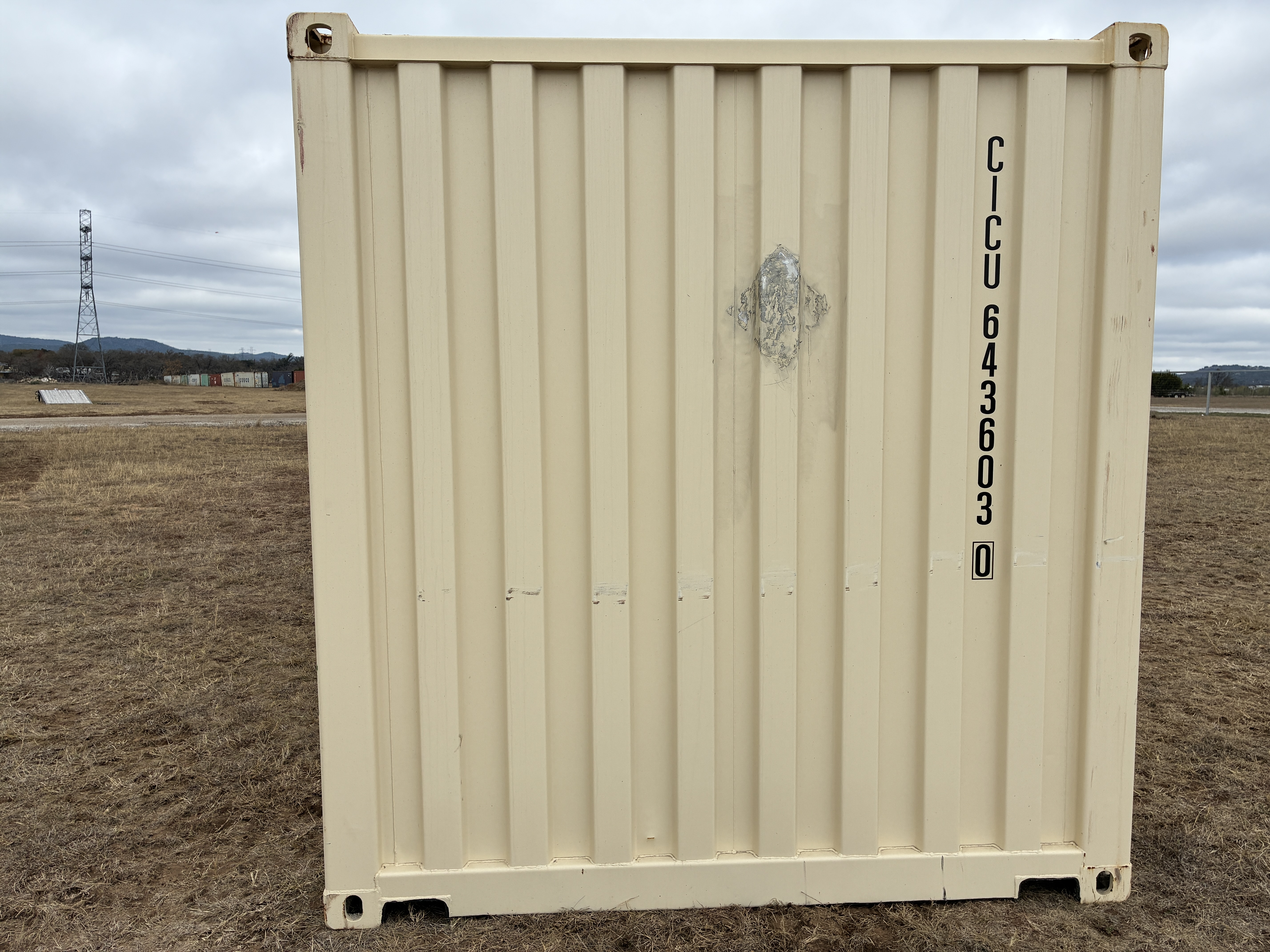 2025 - 1 trip 20ft Container TAN - 643603