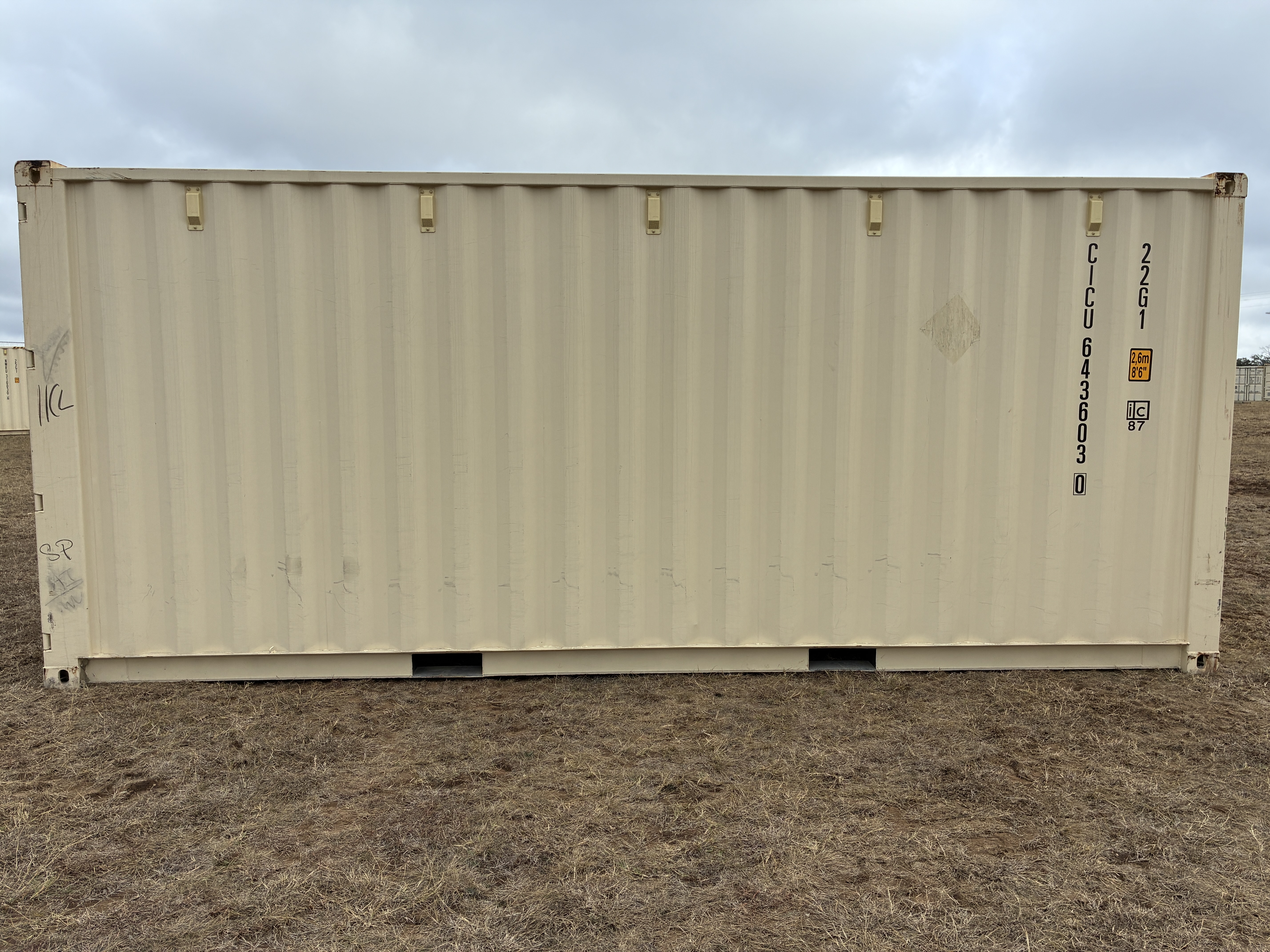 2025 - 1 trip 20ft Container TAN - 643603