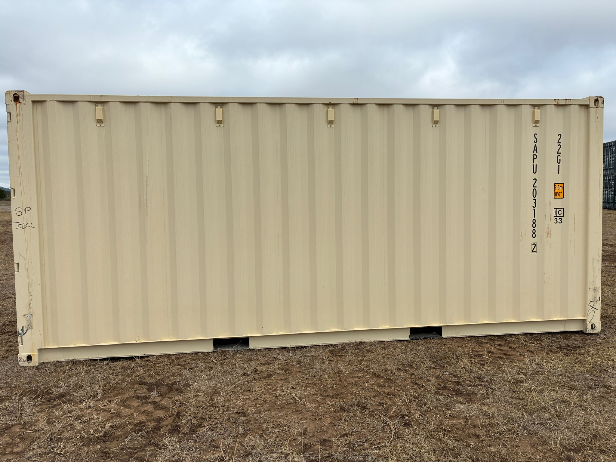 2025 - 1 trip 20ft Container RAL1015 - 203188
