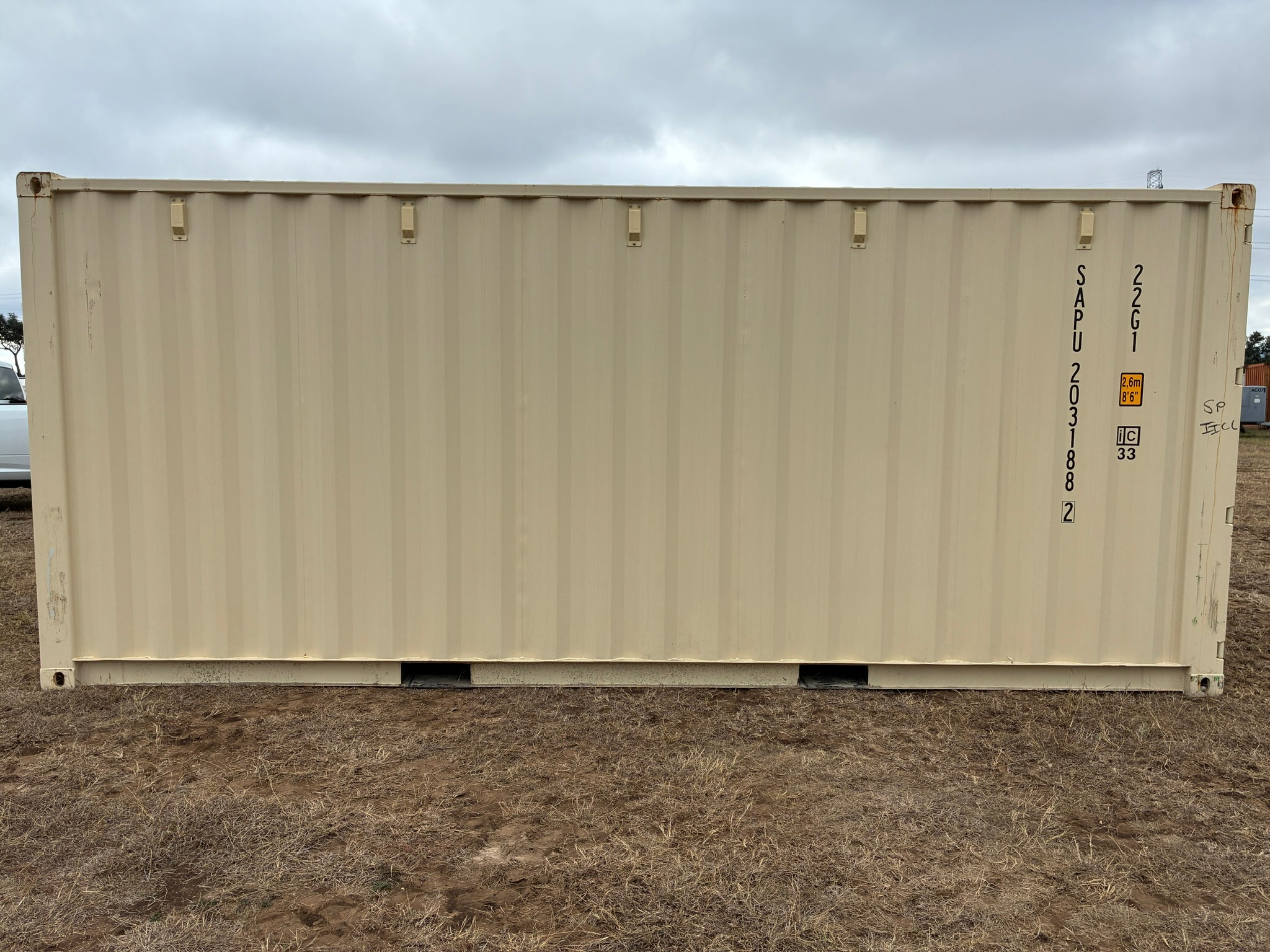 2025 - 1 trip 20ft Container RAL1015 - 203188