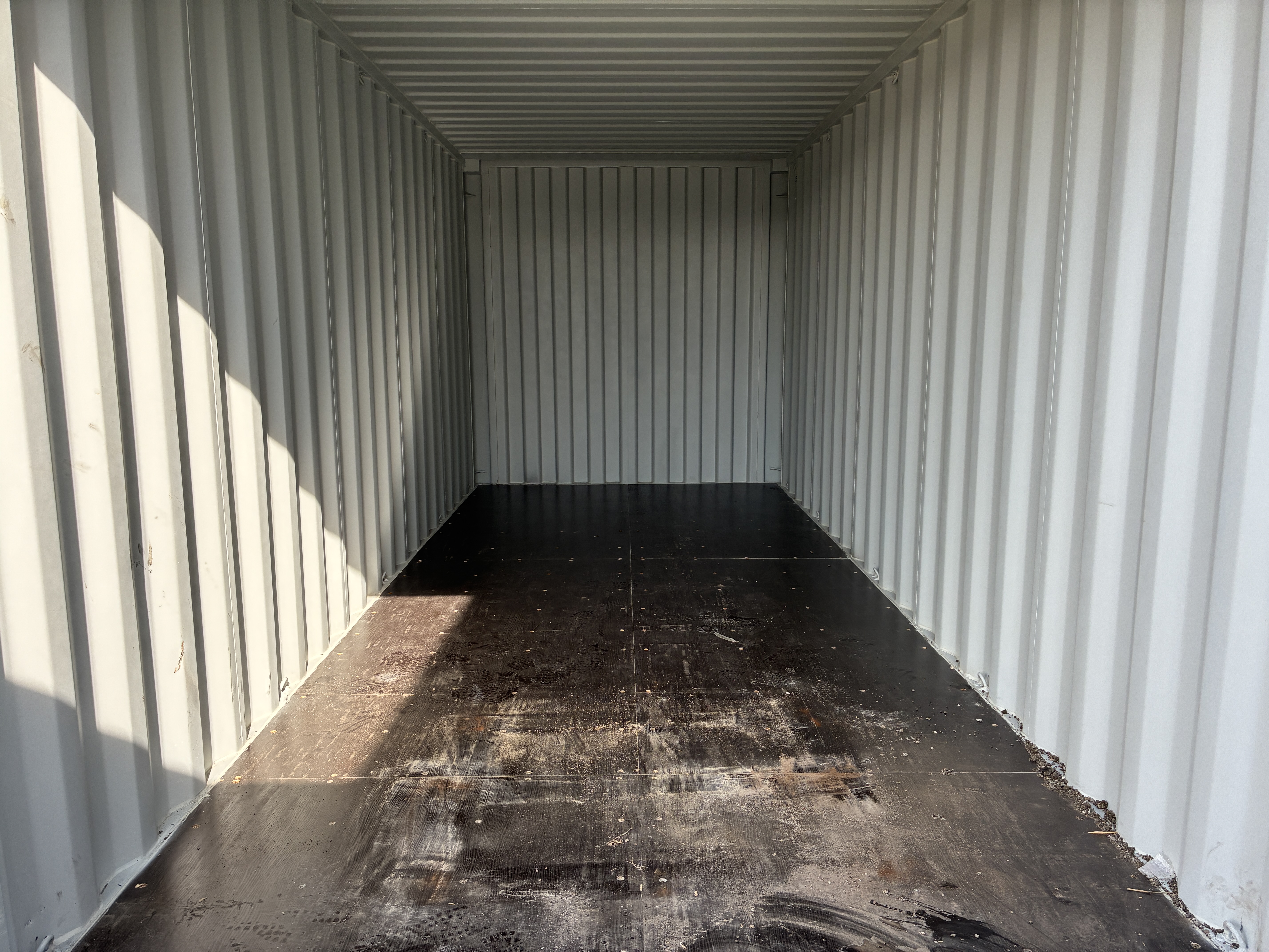 2025 - 20' Container NEW, STANDARD 8'6" TALL, DARK GREY, 2 DOOR, Lock box & STD Handle -  211219