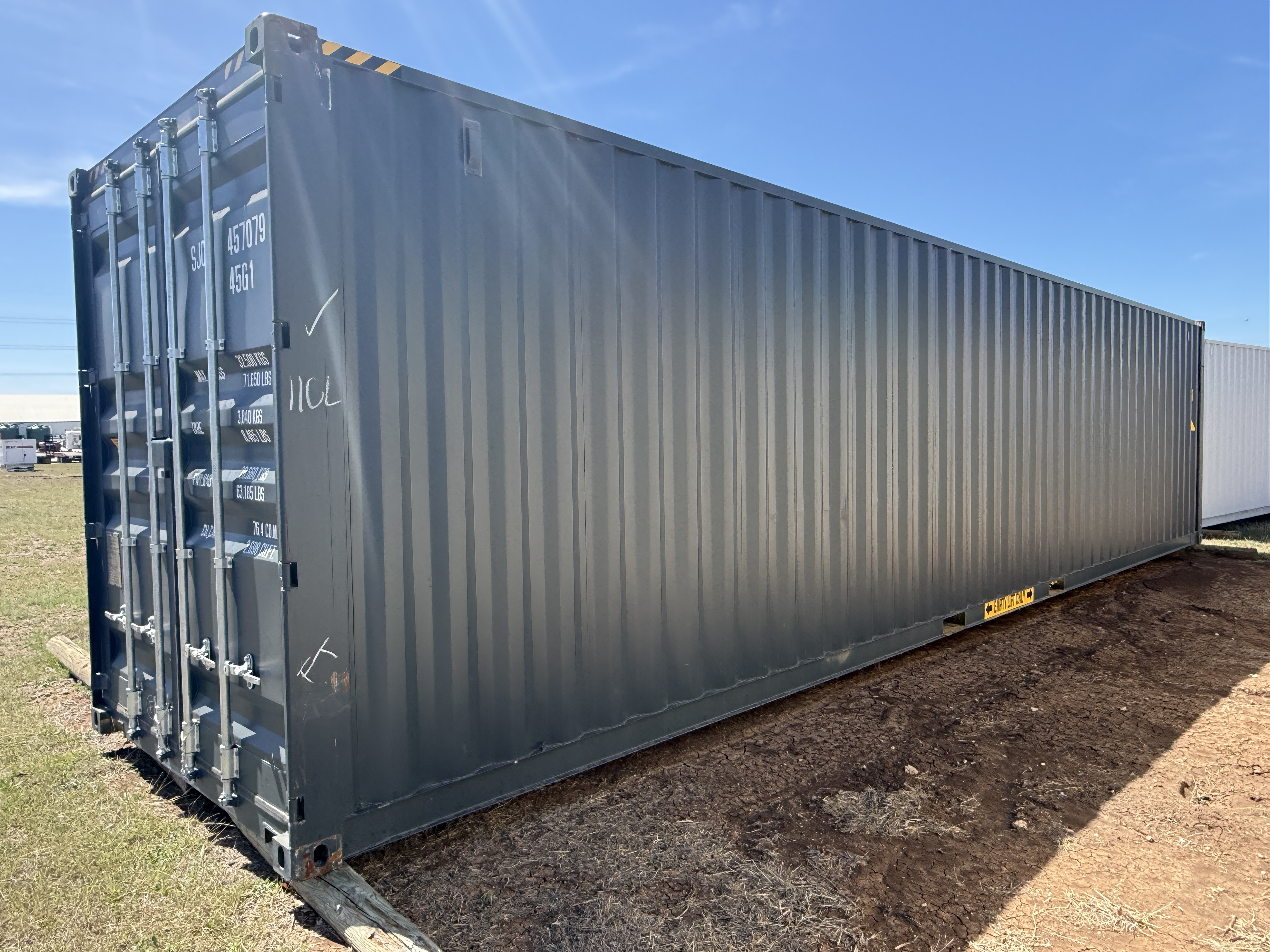 2025 - 40ft High Cube 9ft 6" TALL Insulated Container - 1 Trip - Dark Grey - 457079