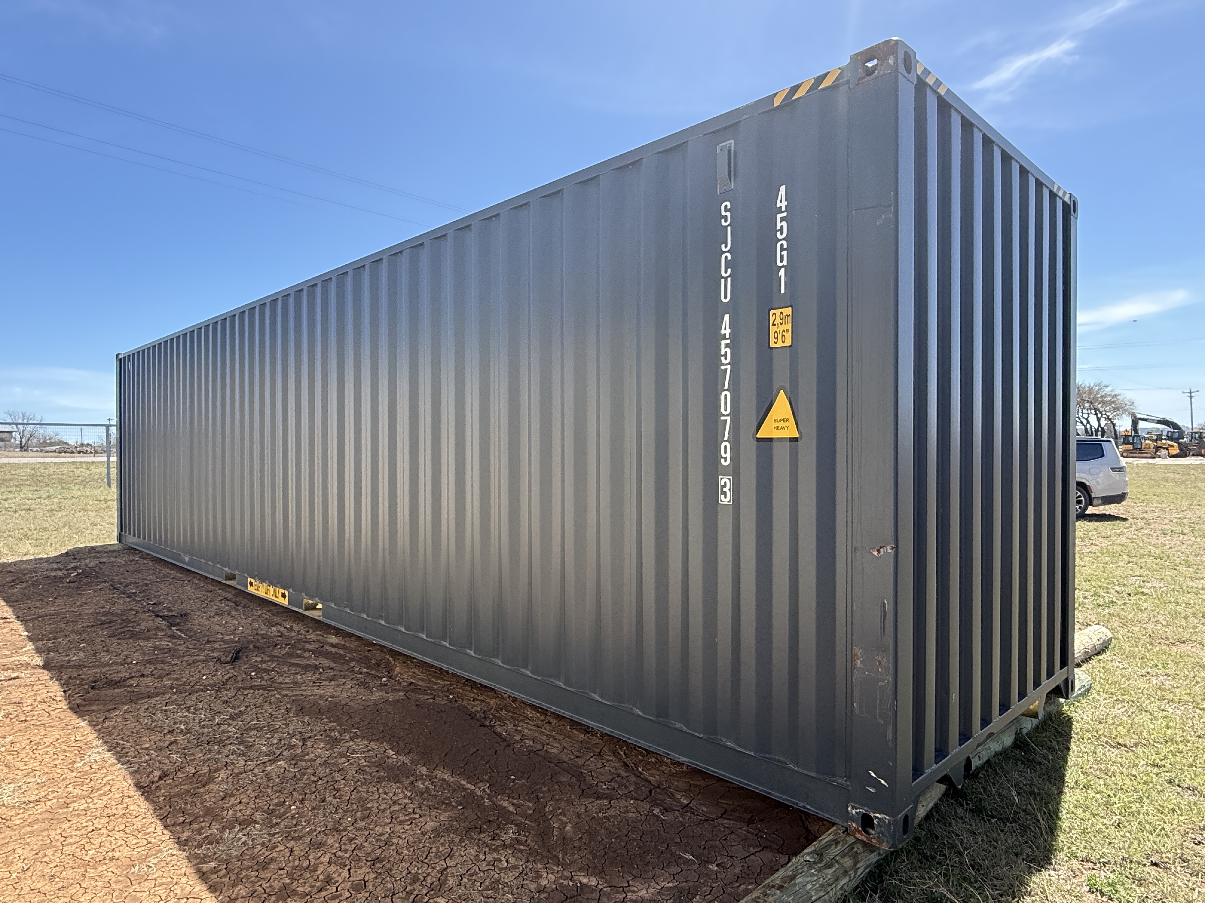 2025 - 40ft High Cube 9ft 6" TALL Insulated Container - 1 Trip - Dark Grey - 457079