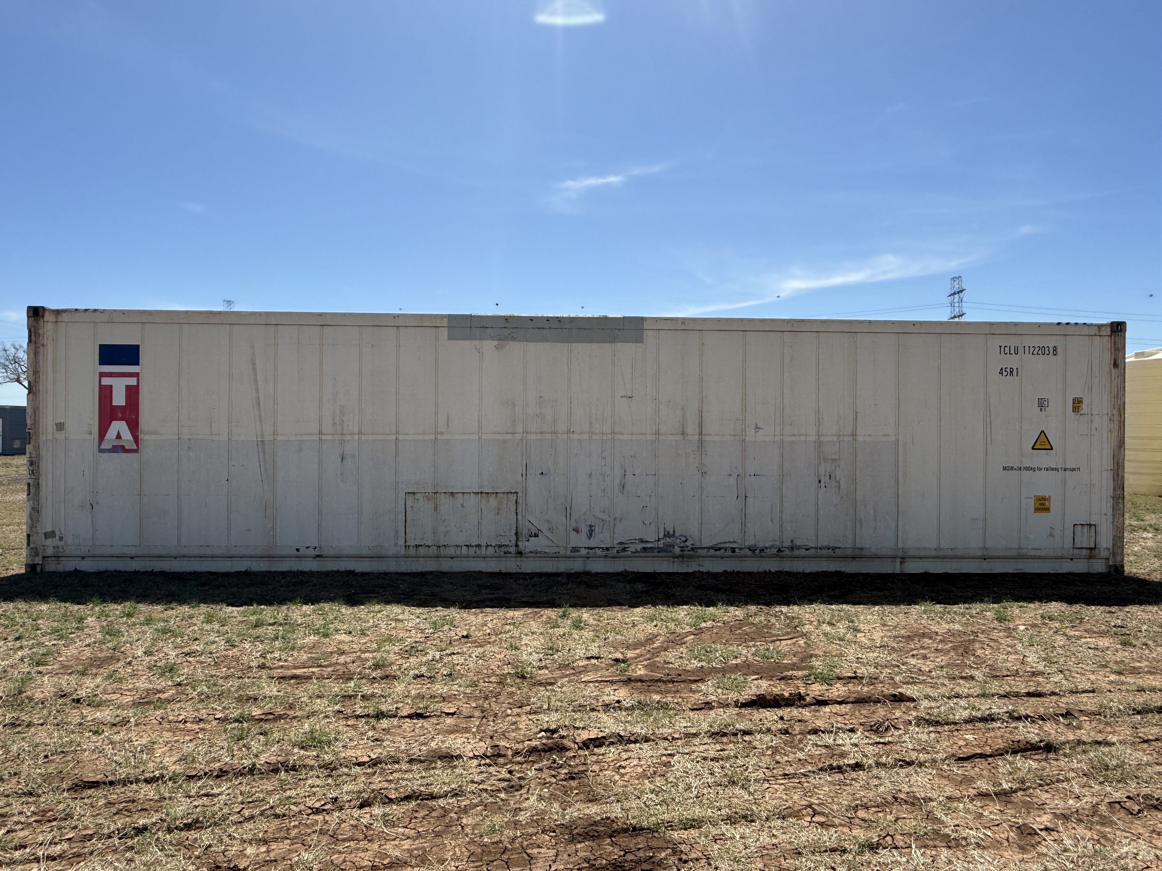 ASIS - 2010 40 ft High Cube Insulated Storage Container (INOPERABLE) - 112203