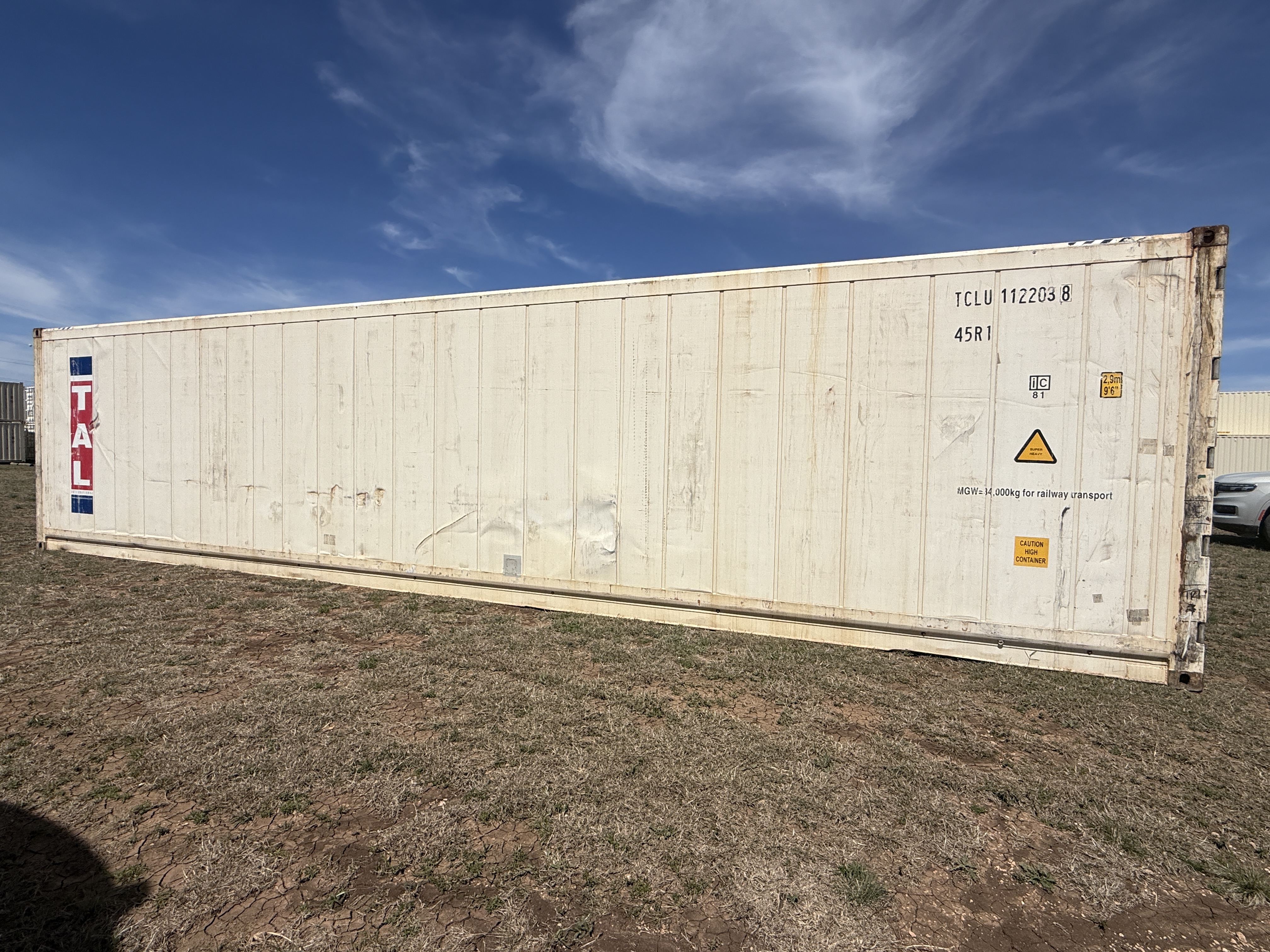 ASIS - 2010 40 ft High Cube Insulated Storage Container (INOPERABLE) - 112203