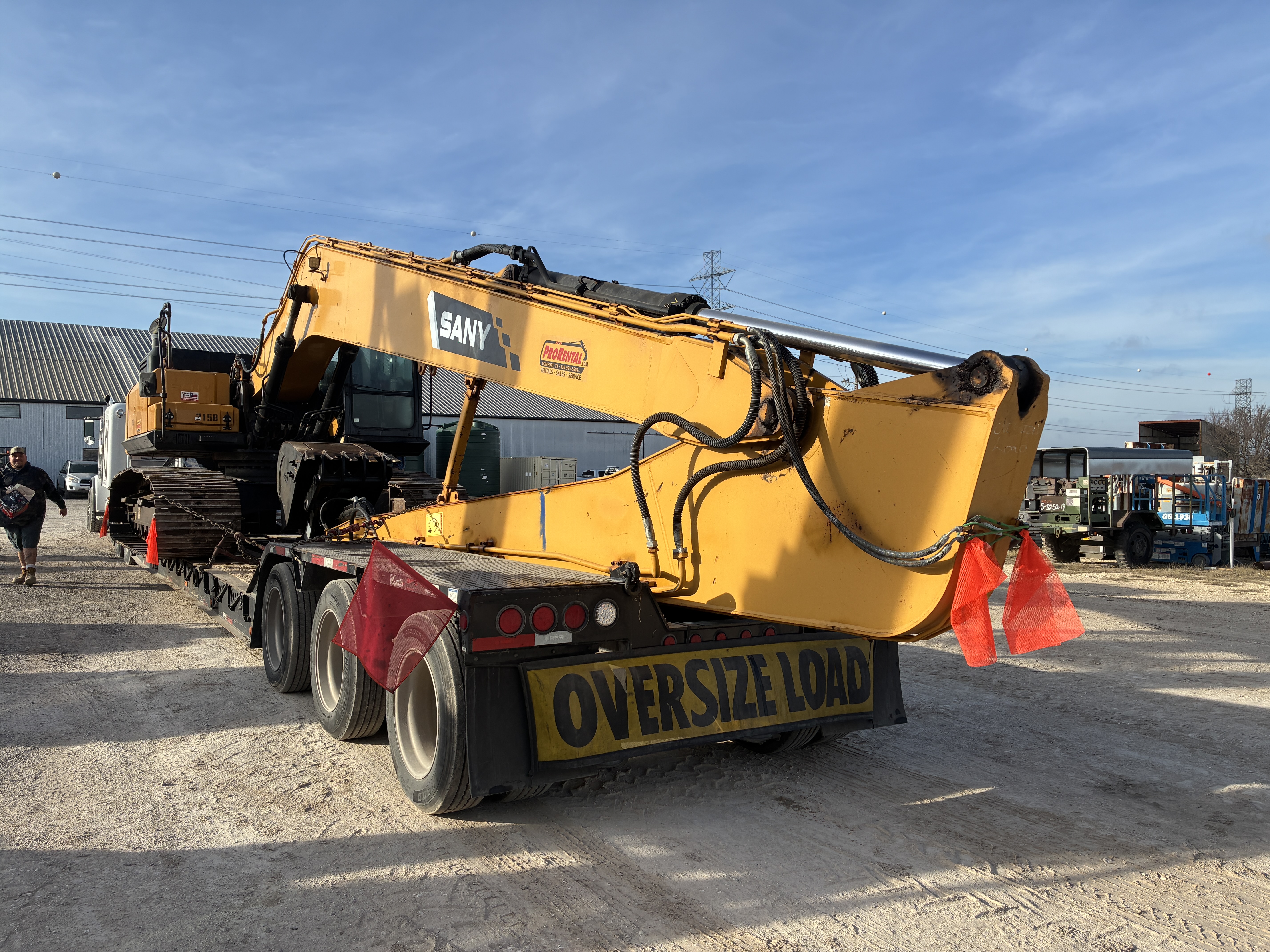DP180 / 1 - 2020 Sany SY265LR Long Reach 60ft Excavator w/ thumb